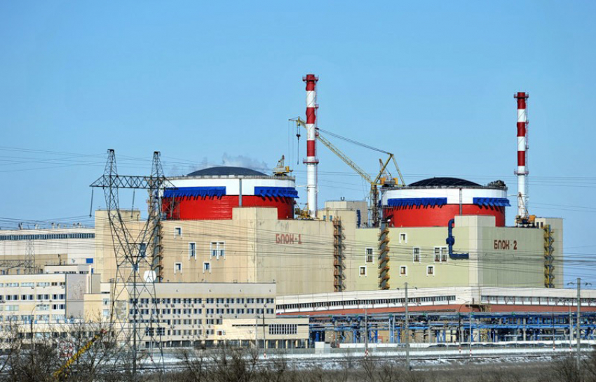 Первый энергоблок Ростовской АЭС отключен от сети