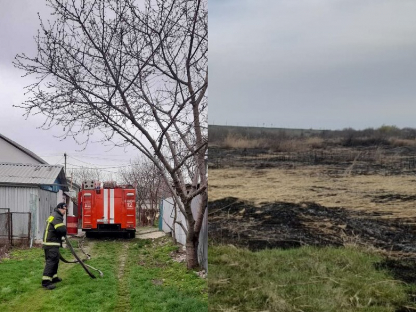 Пожар на 500 квадратах удалось потушить двум группам пожарной охраны в СНТ «Летний сад»