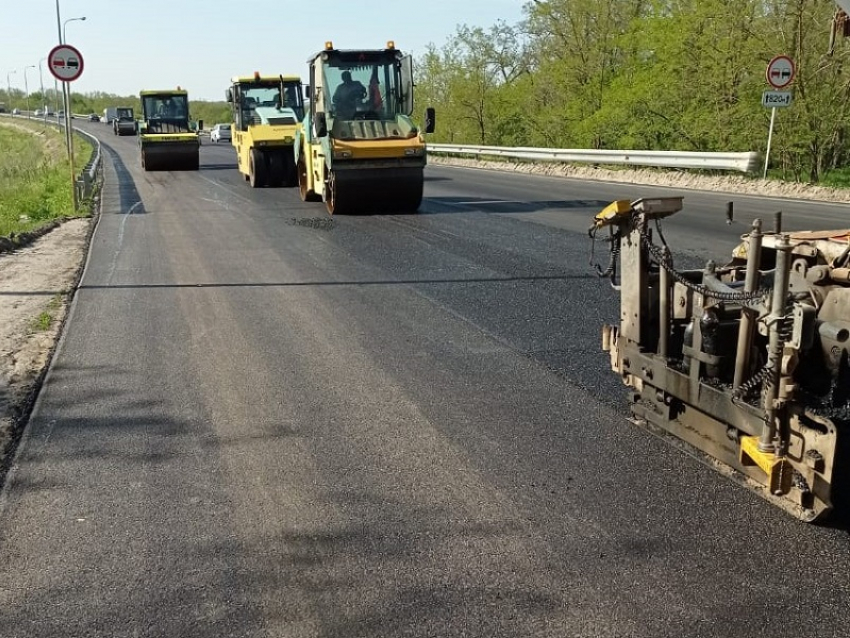 Завершается ремонт автомобильной дороги Волгодонск - Цимлянск