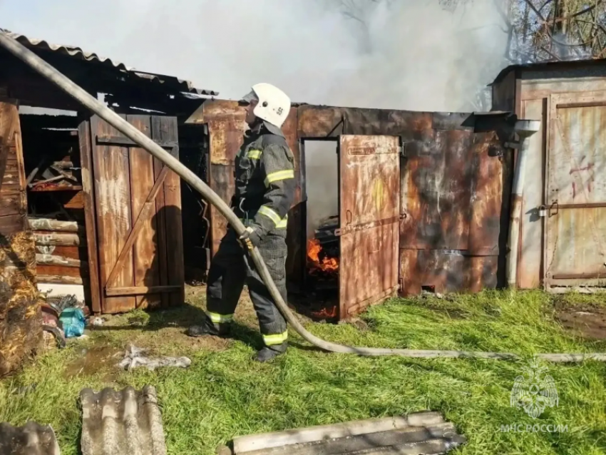 Детская шалость с огнём в Зимовниках сожгла хозпостройку 