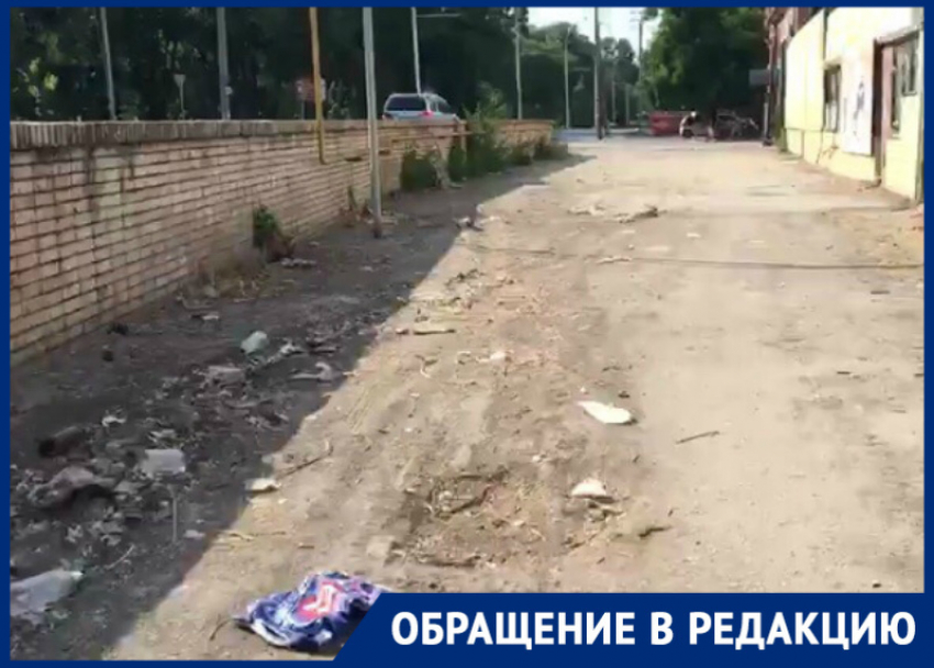 «Шикарный Волгодонск» и его замусоренные улицы волгодонец снял на видео