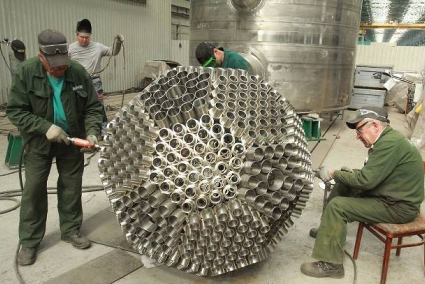 Работники Атоммаша создали икосаэдр весом 600 кг  специально к ЧМ 2018  