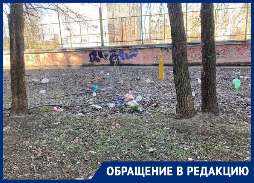 Волгодонцы снова создают свалку на месте где ее недавно убрали