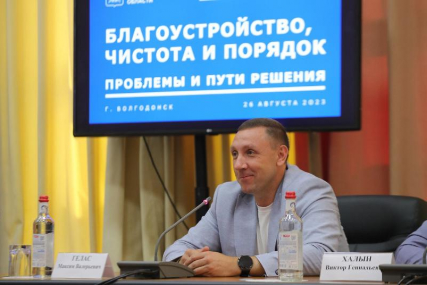 Максим Гелас: Программа благоустройства внутридомовых территорий должна работать и в Волгодонске, и во всех городских округах Ростовской области
