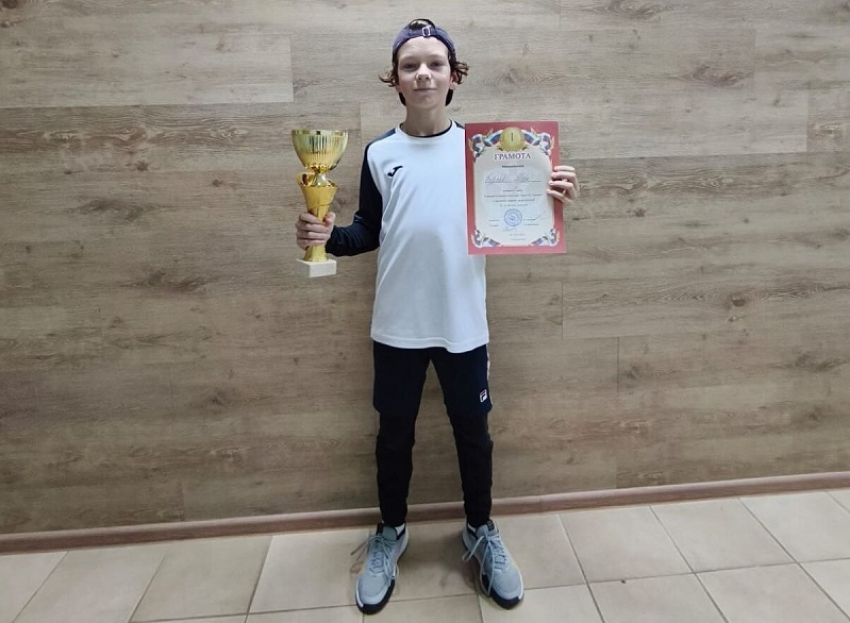 Юный теннисист из Волгодонска Марк Кураев выиграл престижный турнир