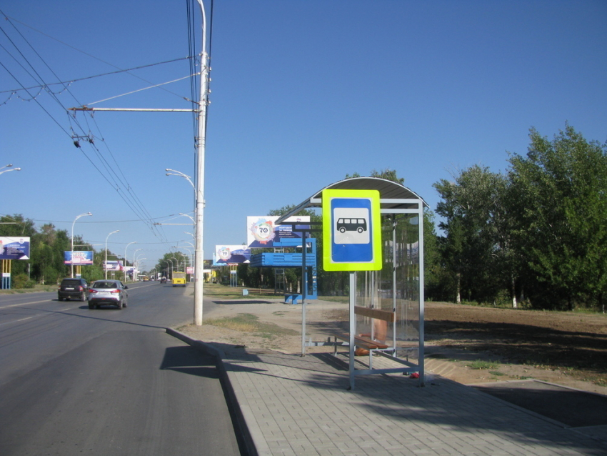 В Волгодонске обустроят более 10 новых остановочных павильонов