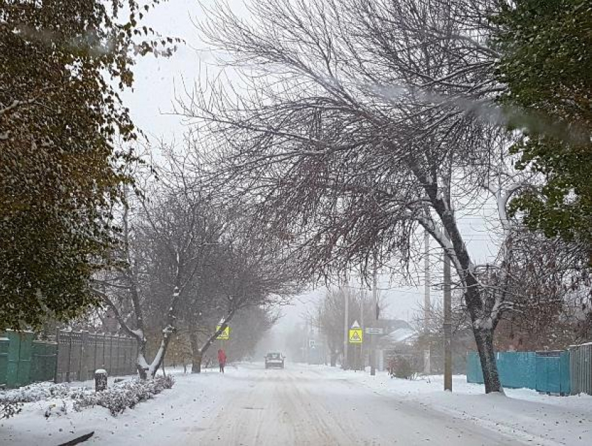 Сильный туман со снегом ожидаются в Волгодонске в понедельник