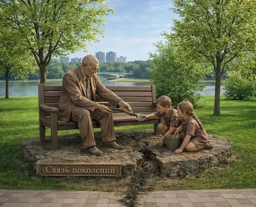 Старикам и детям тут самое место: группа инициативных горожан предлагают установить на набережной ТРЦ новый памятник 