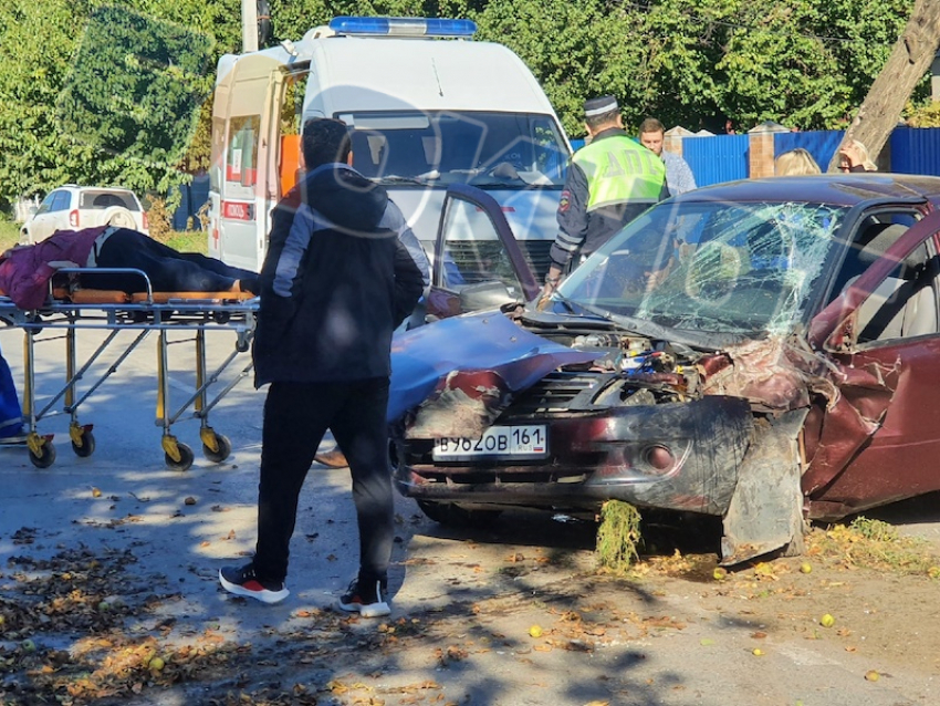 Пожилой мужчина не справился с управлением и въехал в дерево на Горького