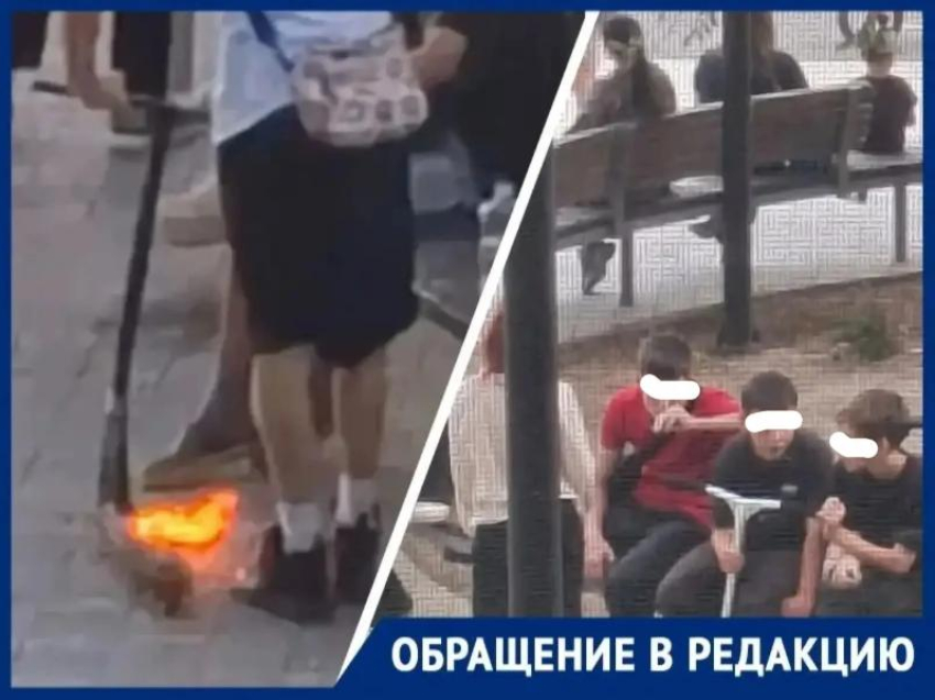 «Вместо отдыха - мат, самокаты и поджоги»: обновленная аллея у школы №11 превратилась в ад для жителей соседнего дома