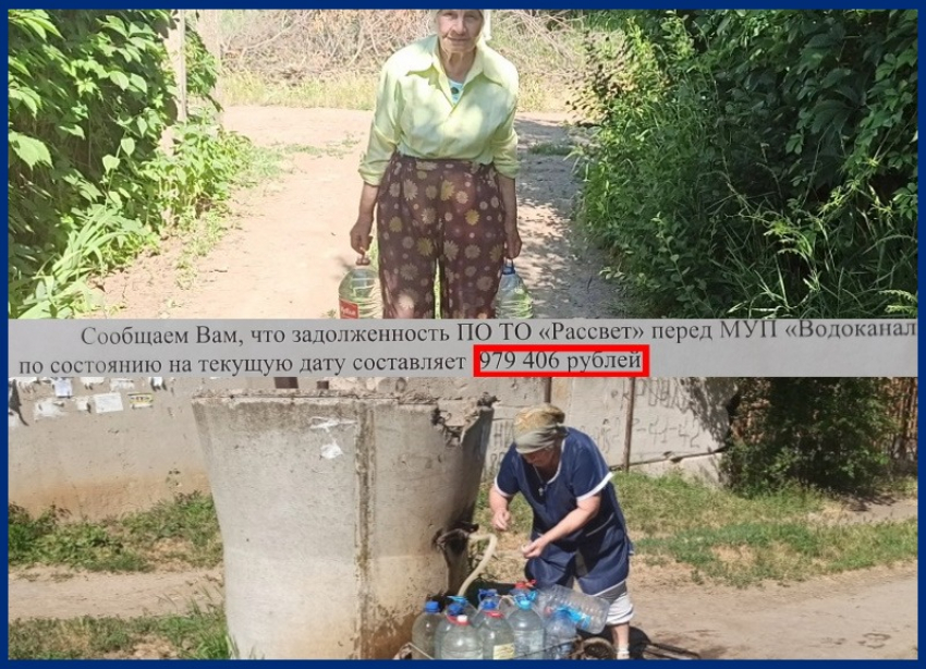 Воды нет и не будет: за долги Водоканалу десятки пенсионеров остались без урожая в Волгодонске