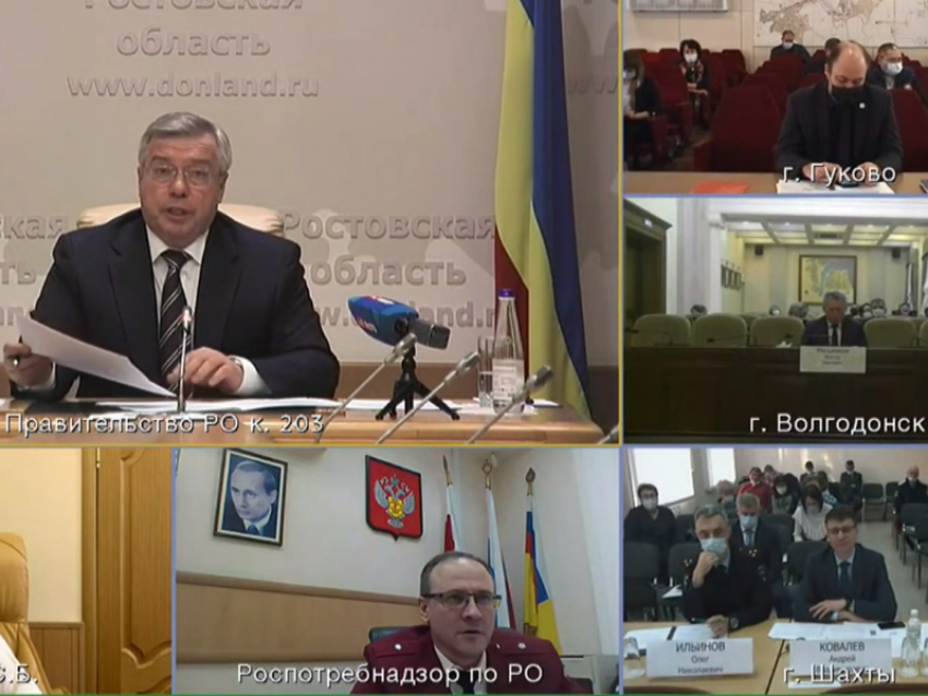 Губернатор Голубев исключил возможность отмены масочного режима в Волгодонске