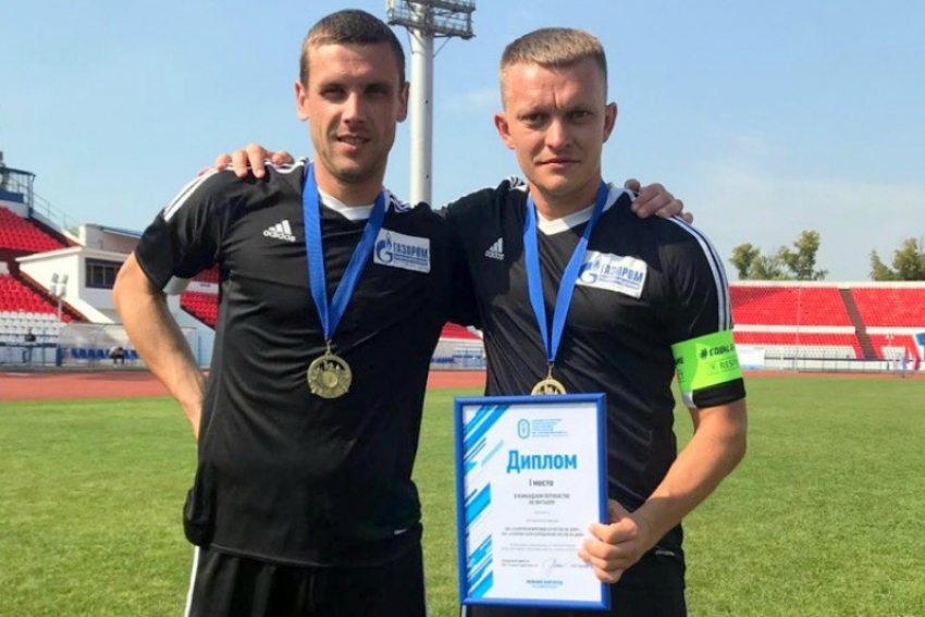 Волгодонец Александр Шкуркин в составе сборной региона стал чемпионом Всероссийской спартакиады по футболу 