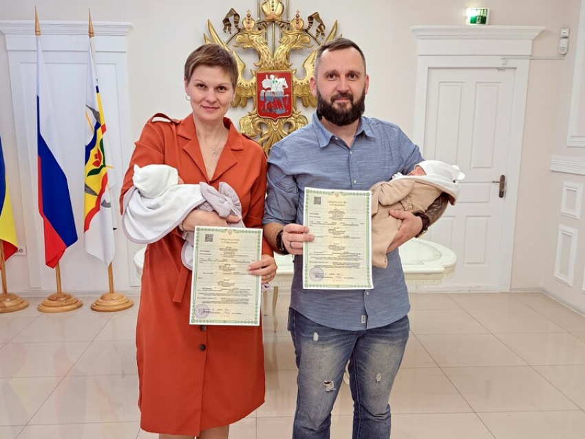 В Волгодонске за этот год родились седьмые двойняшки