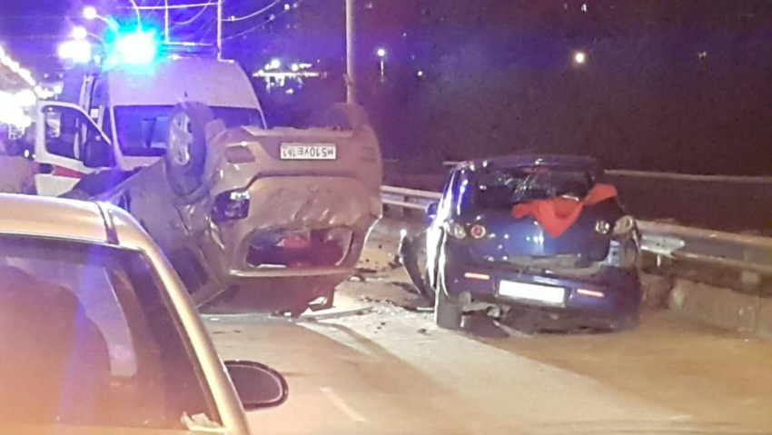 24-летняя водитель «Рено» находится в реанимации после ДТП на мосту в Волгодонске 