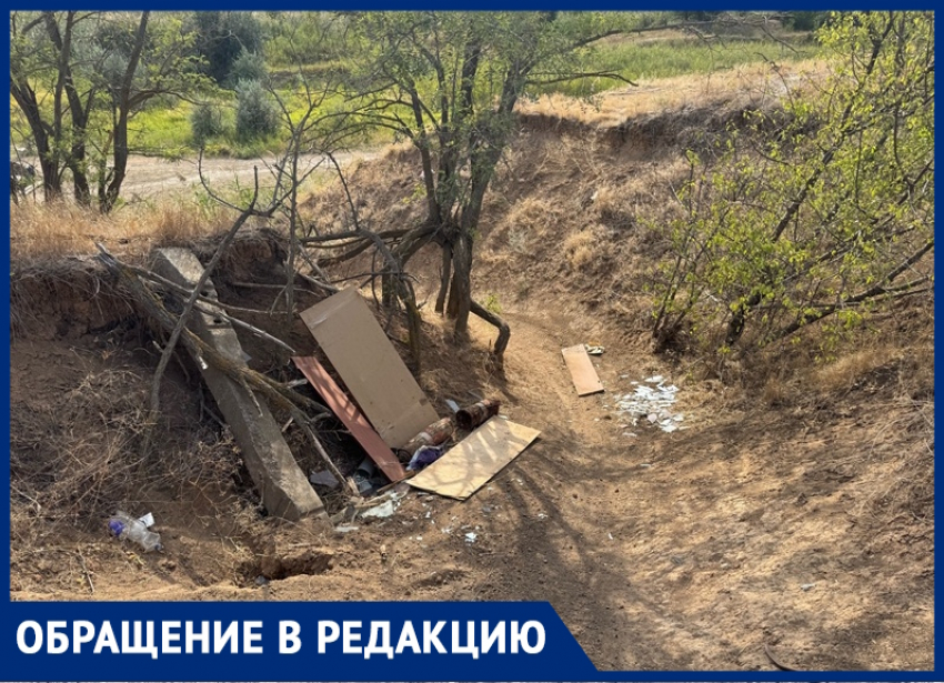 Неформальная байк-трасса за Мокро-Соленовским заливом превратилась в свалку