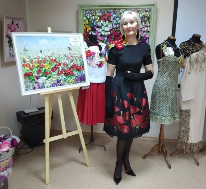 Вышивальщицу Марию Людвиг из Волгодонска признали мастером декоративно-прикладного искусства Ростовской Области