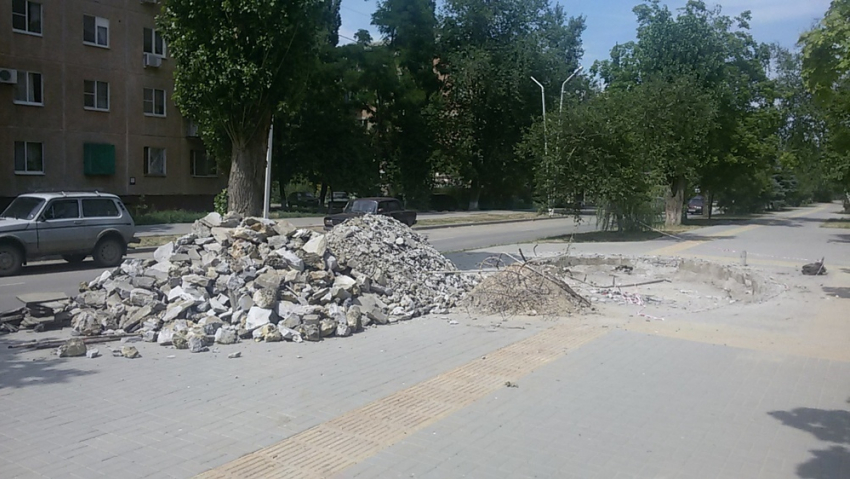 В Волгодонске строят два новых фонтана