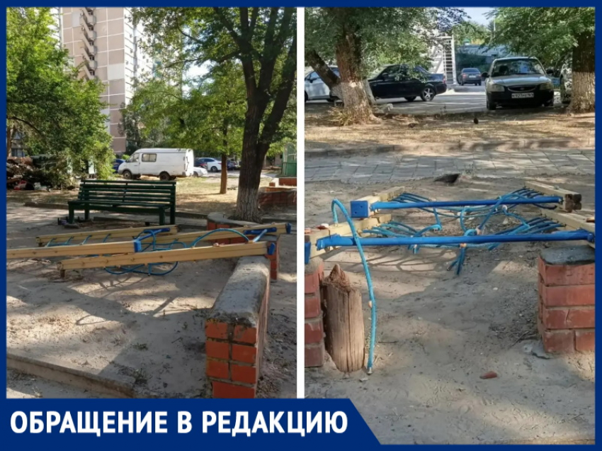 «Весной лестница рухнула и до сих пор лежит»: детям негде играть во дворе