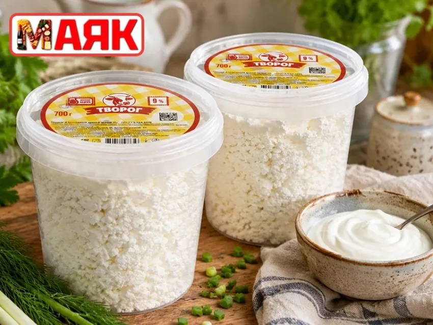 Товар дня: творог «Молочная лавка» 9% рассыпчатый 700гр за 134,50₽