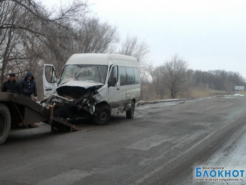 Под Волгодонском пассажирский автобус врезался в дерево